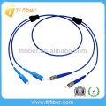 SC/UPC-FC/UPC Armored Fiber Optic Patch Cable (Armored Fiber Optical Jumper)